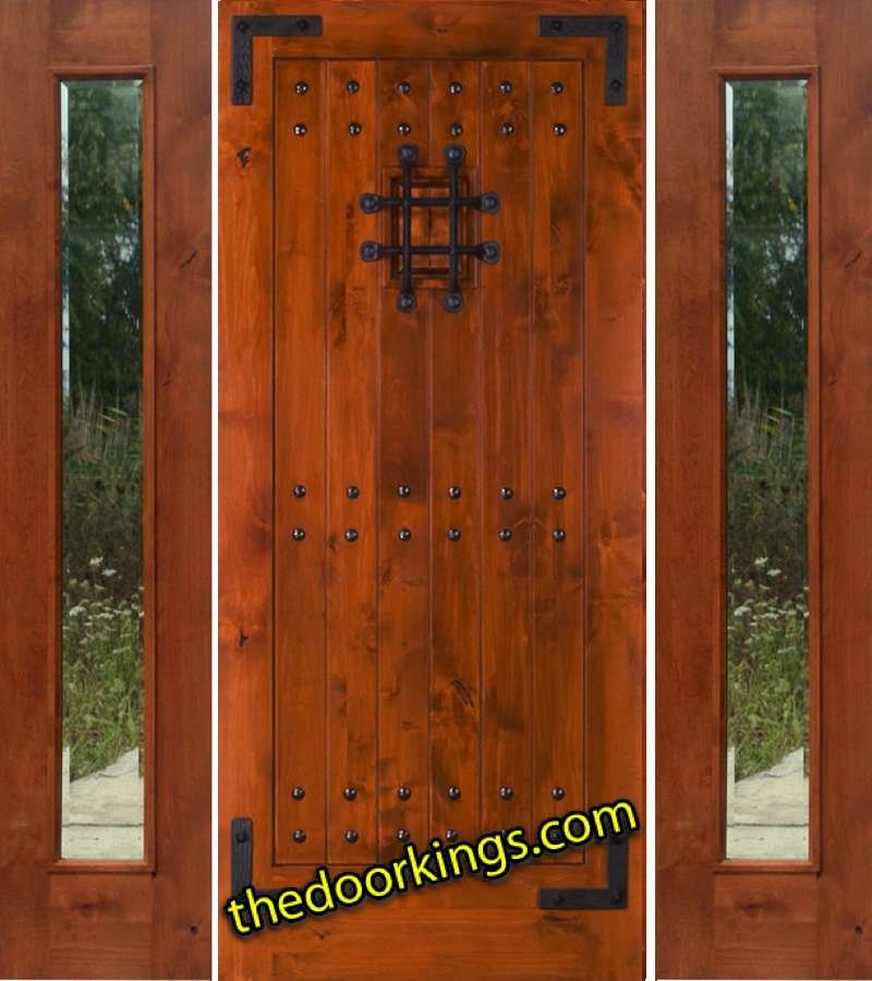 sw70 knotty alder with two bevel sidlites